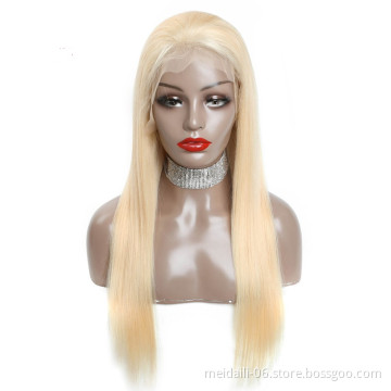 613 Blonde Lace Front Wigs Remy Brazilian 13x4 Straight Lace Front Human Hair Wigs